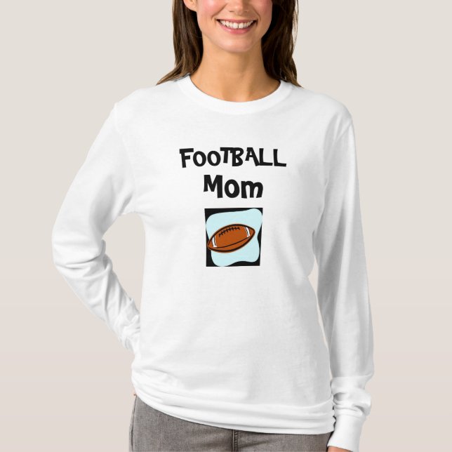 CAMISETA T-SHIRT DE DORMIR LONGA MÃE DE FUTEBOL (Frente)