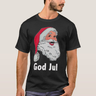Camiseta T-shirt de Drk do papai noel de Noruega/suecia