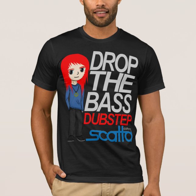 Camiseta T-shirt de DropTheBass Dubstep (a edição do (Frente)