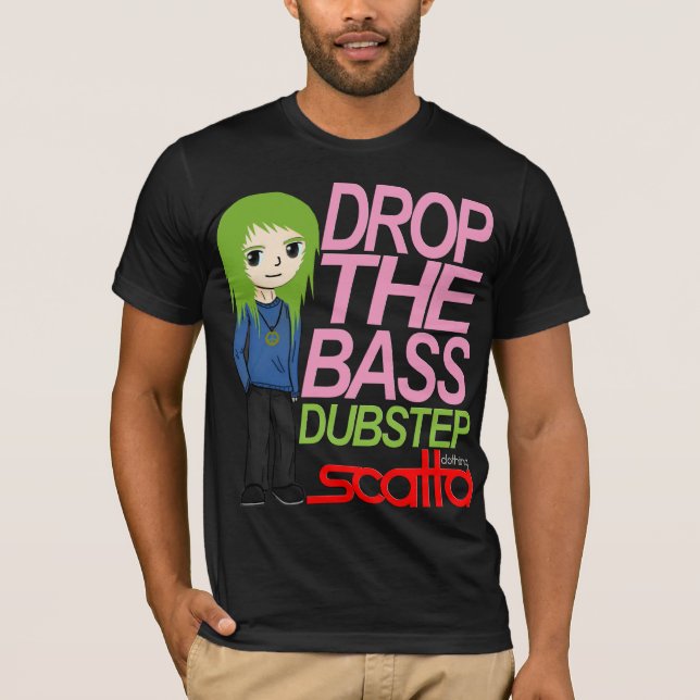 Camiseta T-shirt de DropTheBass Dubstep (a edição do (Frente)