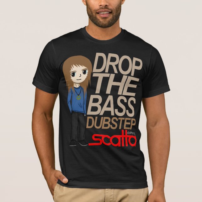 Camiseta T-shirt de DropTheBass Dubstep (a edição do (Frente)