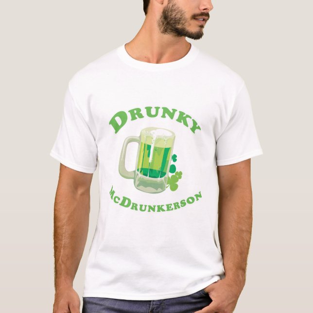 Camiseta T-shirt de DRUNKY MCDRUNKERSON (Frente)
