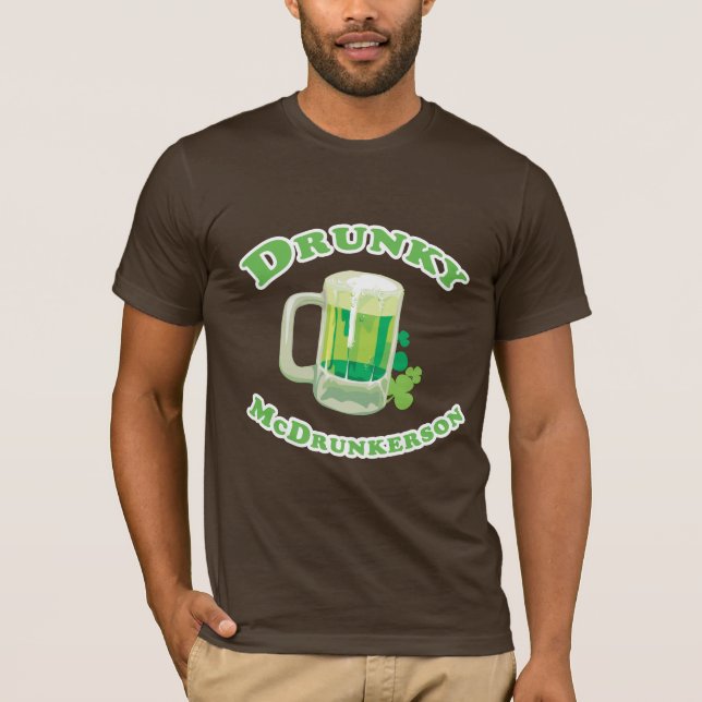 Camiseta T-shirt de DRUNKY MCDRUNKERSON (Frente)
