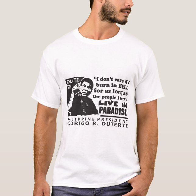 Camiseta T-shirt de Duterte (Frente)