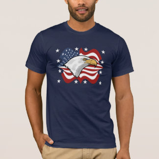 Camiseta T-shirt de Eagle do americano