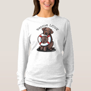 Camiseta T-Shirt de Emergência de Laboratório de Chocolate