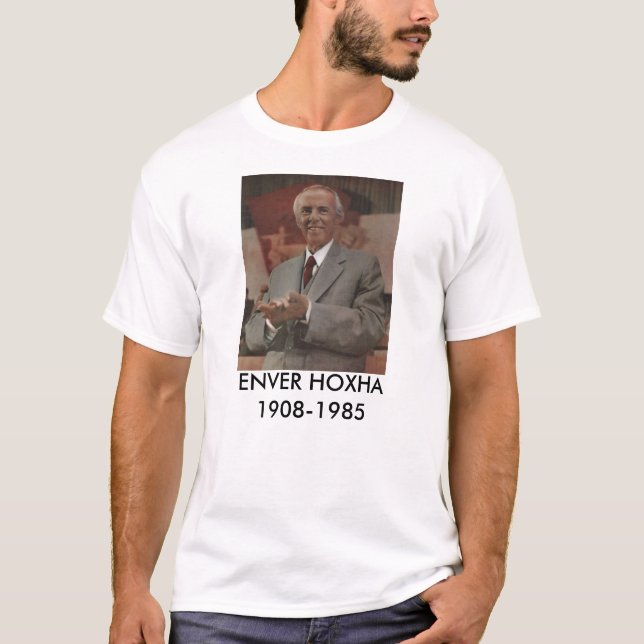 Camiseta T-shirt de Enver Hoxha (Frente)