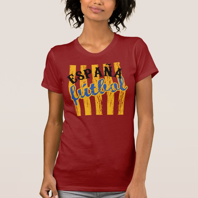 Camiseta T-shirt de España Fútbol (Frente)