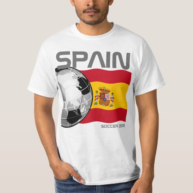 Camiseta T-Shirt de Espanha de futebol (Frente)