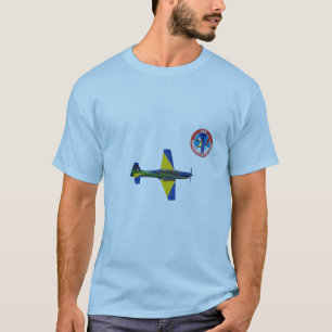 Camiseta T-shirt de Esquadrilha a Dinamarca Fumaca T-27