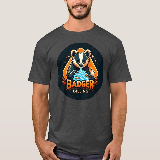 Camiseta T-Shirt de Faturação do Badger (Frente)