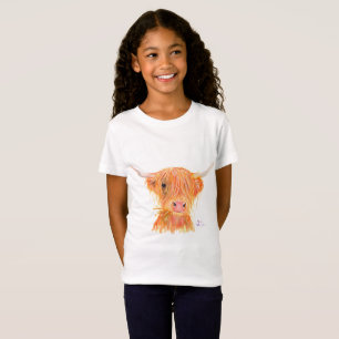 Camiseta T-shirt de "Fergus" da vaca das montanhas
