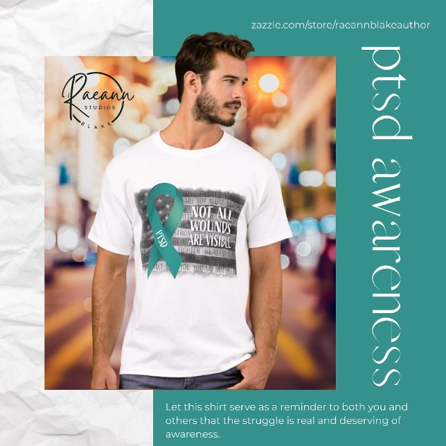 Camiseta T-Shirt de Feridas PTSD (Criador carregado)