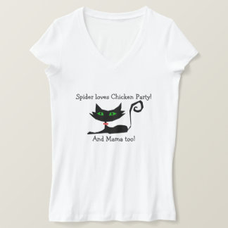 Camiseta T-shirt de Festa de Frango