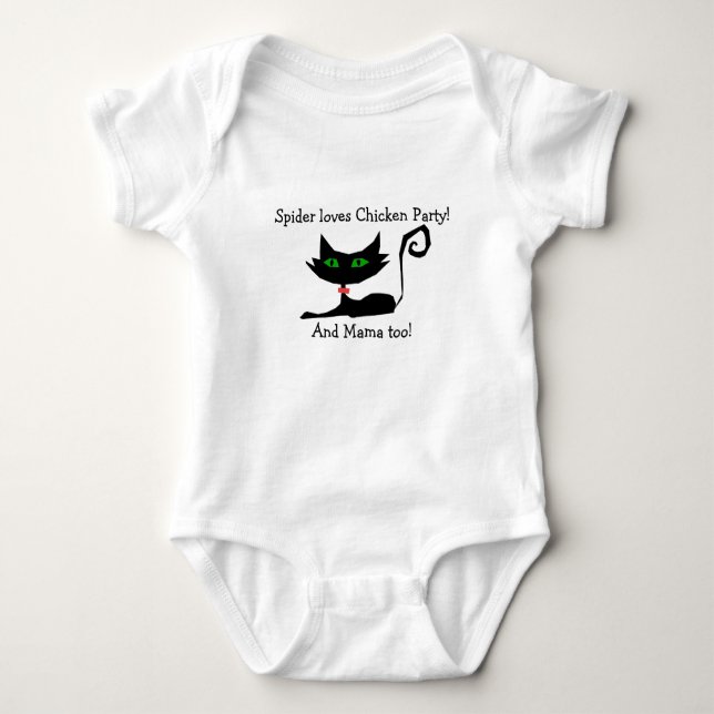Camiseta T-shirt de Festa de Frango (Frente)