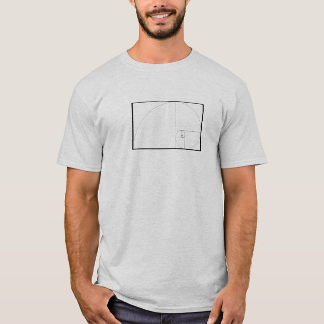 Camiseta T-shirt de Fibonacci (Frente)