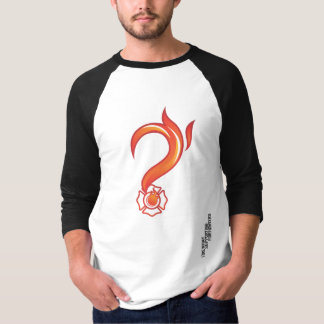 Camiseta T-shirt de FireWhat do basebol da luva do clássico