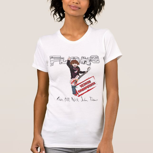 Camiseta T-shirt de Floks para mulheres (Frente)