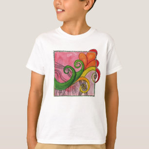 Camiseta T-shirt de florescência do brilho