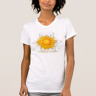 Camiseta T-shirt de flower power