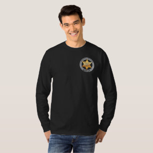 Camiseta T-Shirt de folga longa do agente de recuperação 