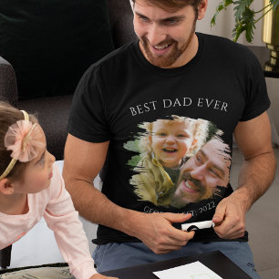 Camiseta T-shirt de foto personalizada Melhor Pai de Todos