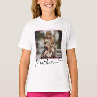 Camiseta T-Shirt de Fotografia Mãe Personalizada