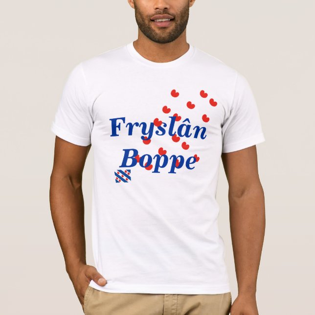 Camiseta T-shirt de Fryslân Boppe Friesland (Frente)