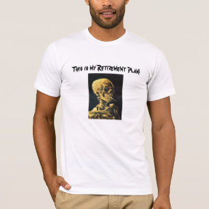 Camiseta T-shirt de fumo do plano de aposentação do crân