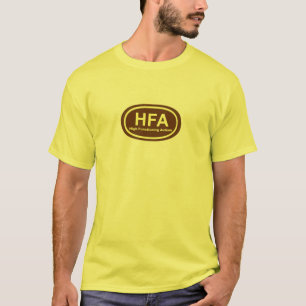 Camiseta T-shirt de funcionamento alto do autismo de "HFA"