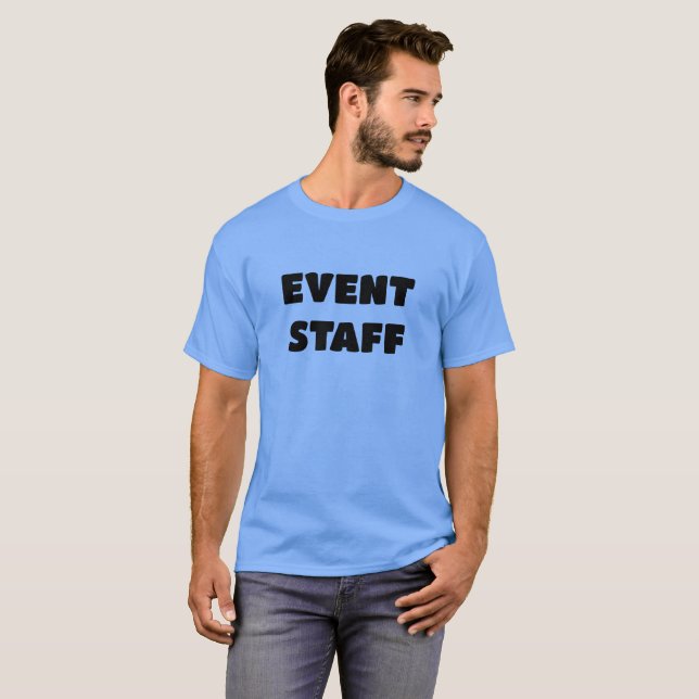 Camiseta T-Shirt de FUNCIONARIOS de 2 Lados do EVENTO (Frente Completa)