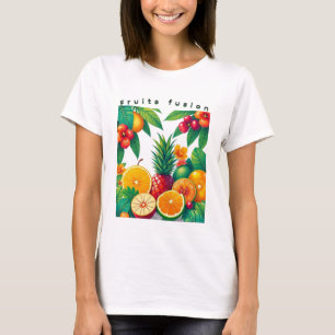 Camiseta T-Shirt de fusão de frutas