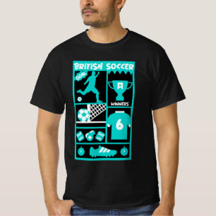 Camiseta T-Shirt de Futebol Britânico
