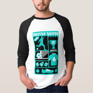 Camiseta T-Shirt de Futebol Britânico