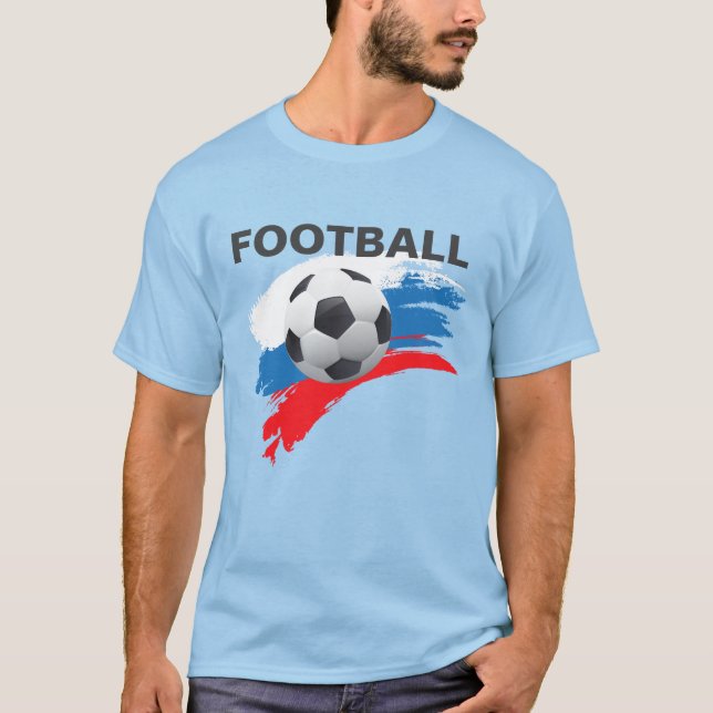 Camiseta T-Shirt de Futebol da Rússia (Frente)