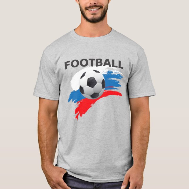 Camiseta T-Shirt de Futebol da Rússia (Frente)