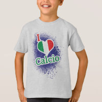 T-Shirt de Futebol de Calcio, Futebol italiano