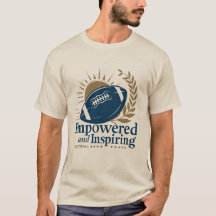 T-Shirt de futebol empoderado e inspirador