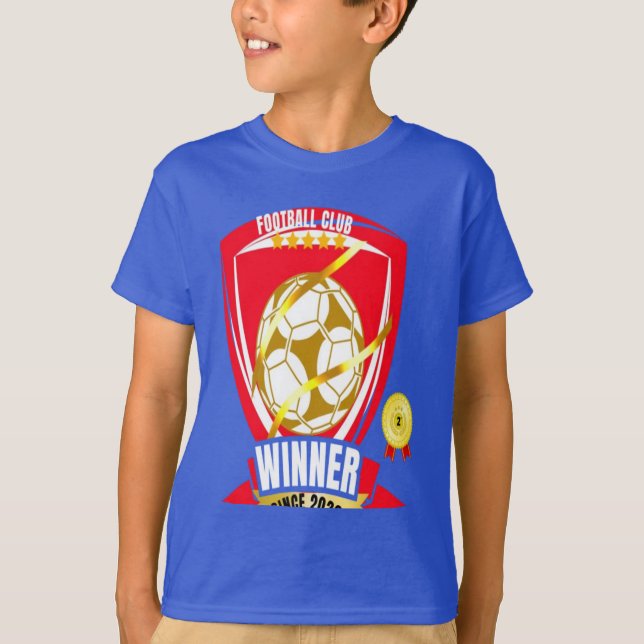 Camiseta T-Shirt de Futebol - Ouro Medalha (Frente)