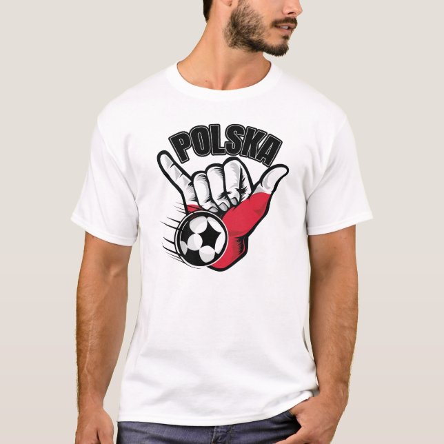 Camiseta T-Shirt De Futebol Polska (Frente)