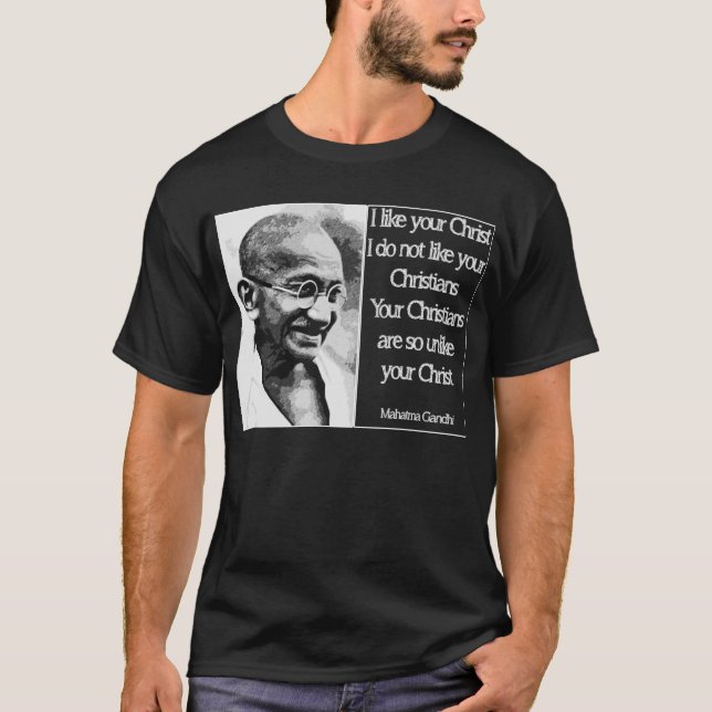 Camiseta T-shirt de Gandhi (Frente)