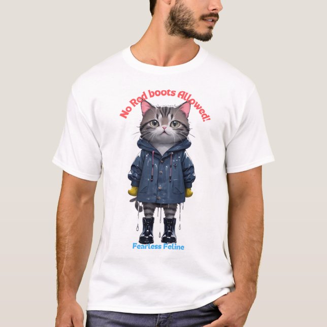 Camiseta T-shirt de gato (Frente)