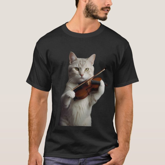 Camiseta t-shirt de gato (Frente)