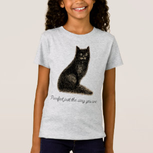 Camiseta T-Shirt de gato-de-mato-preto