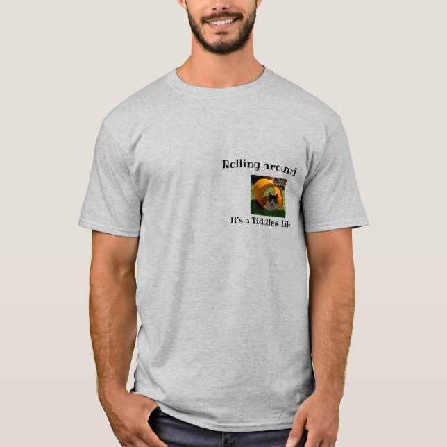 Camiseta T-shirt de gato divertida (Frente)