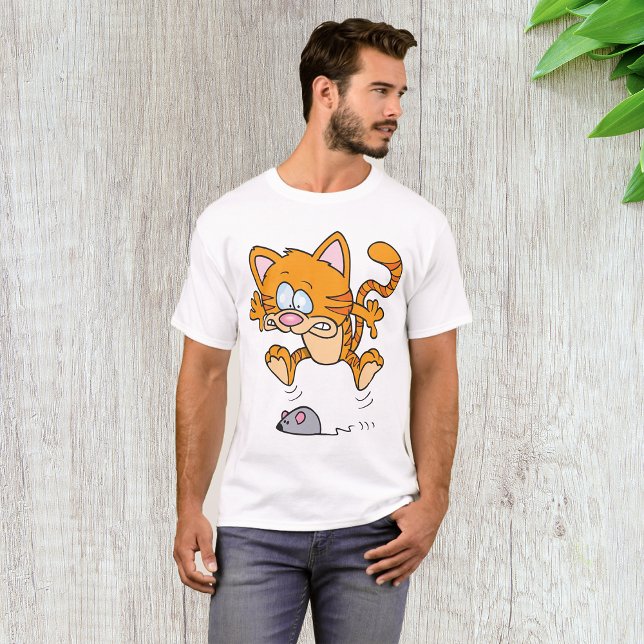 Camiseta T-Shirt De Gato E Rato (Criador carregado)