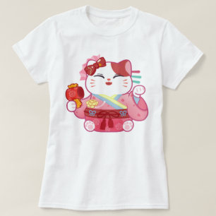 Camiseta T-Shirt De Gato Feliz