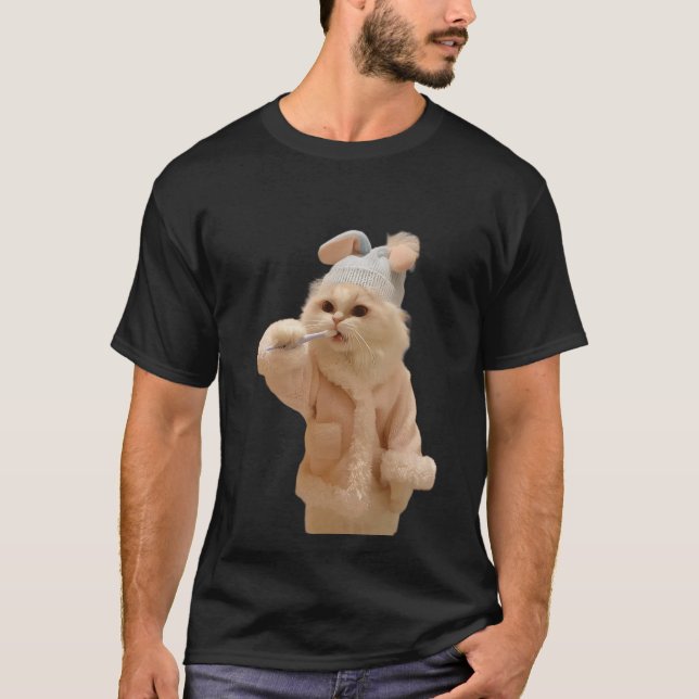 Camiseta T-shirt de gato para amantes de estimação (Frente)