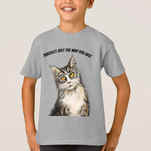 Camiseta T-Shirt de gato peludo