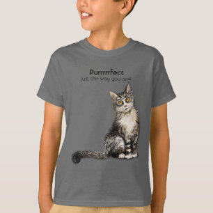 Camiseta T-Shirt de gato peludo